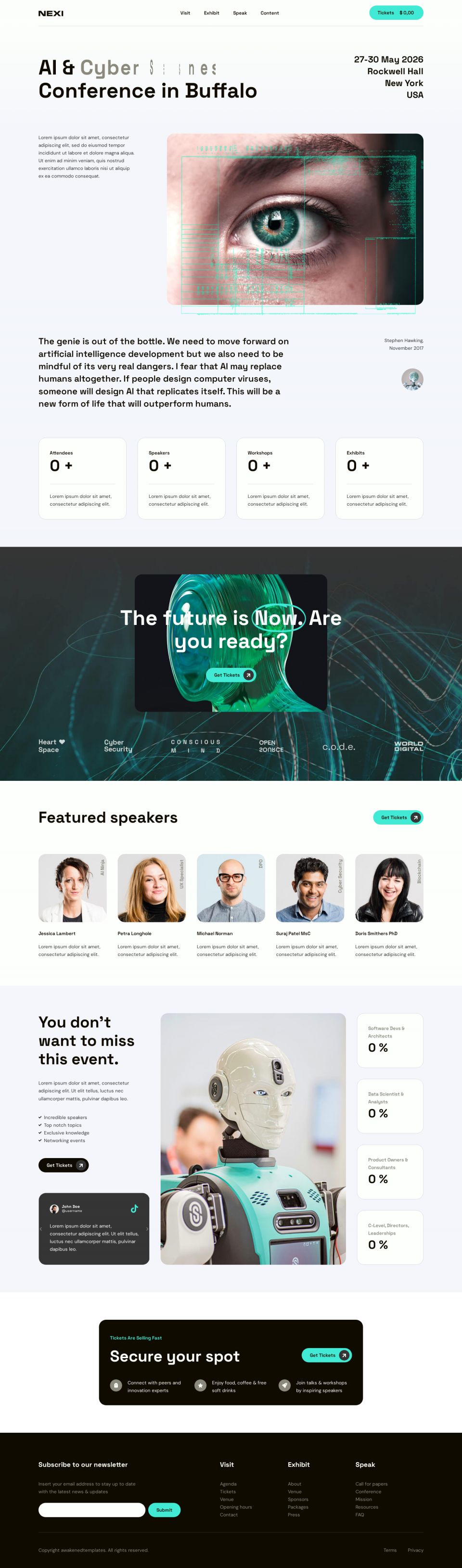WordPress template ThemeForest Nexi