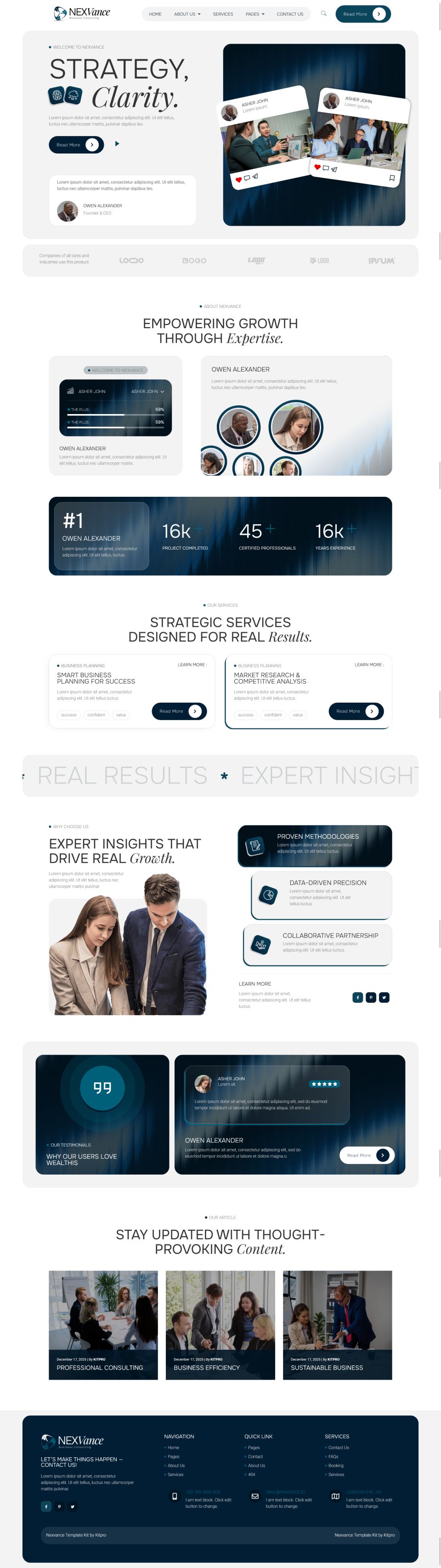 Template ThemeForest Nexvance WordPress template ThemeForest Nexvance