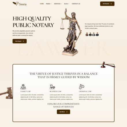 ThemeForest Notariq
