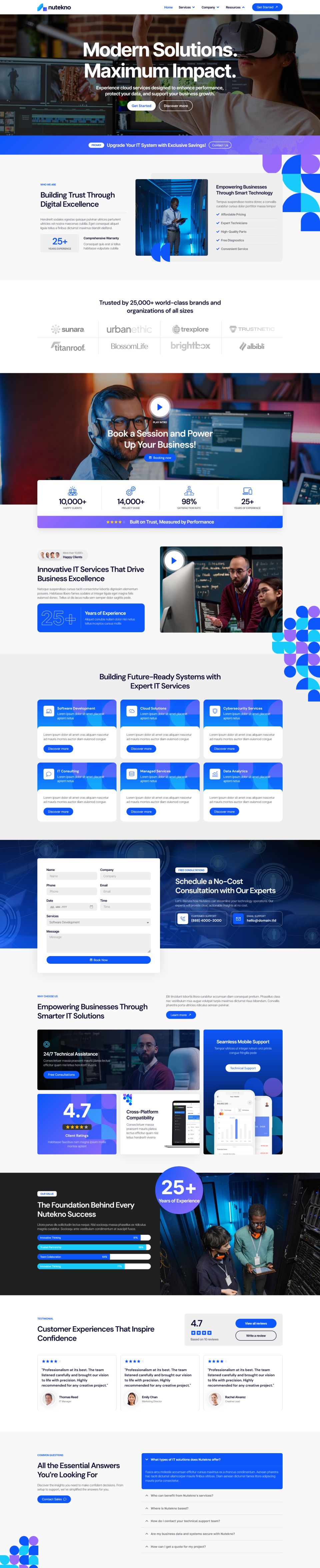 WordPress template ThemeForest Nutekno