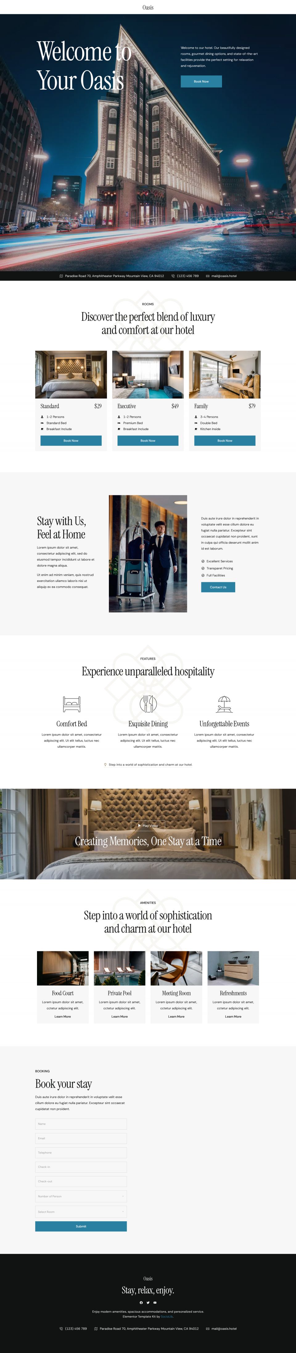 WordPress template ThemeForest Oasis