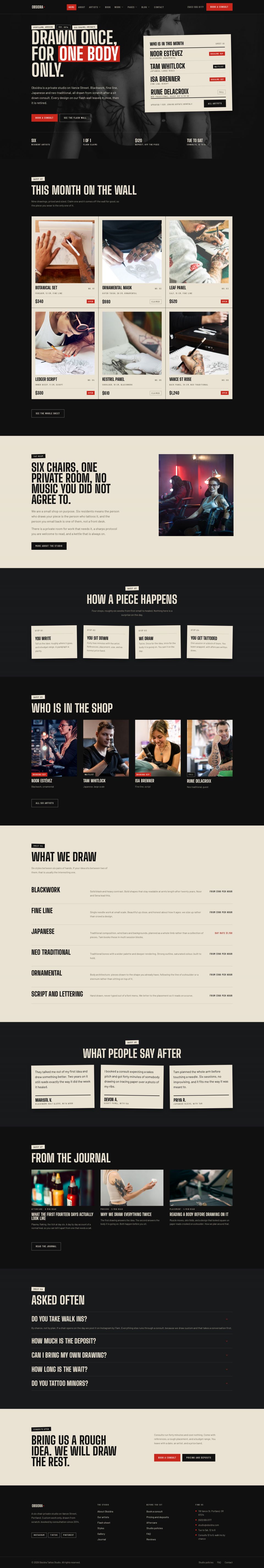 WordPress template ThemeForest Obsidra