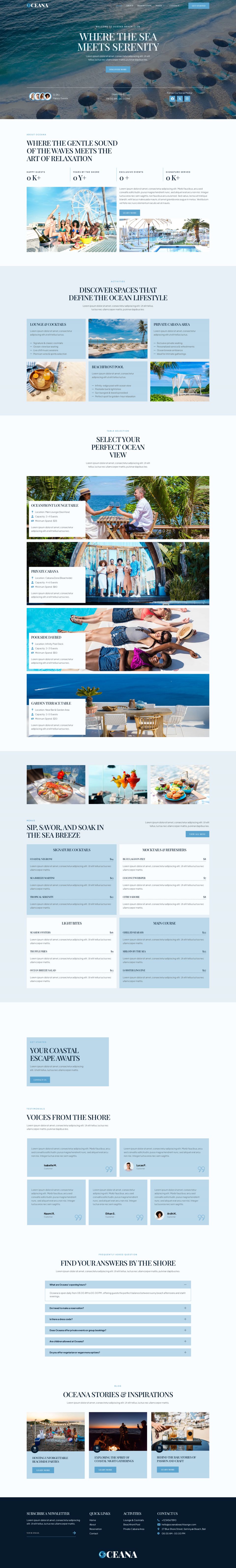 Template ThemeForest Oceana WordPress template ThemeForest Oceana
