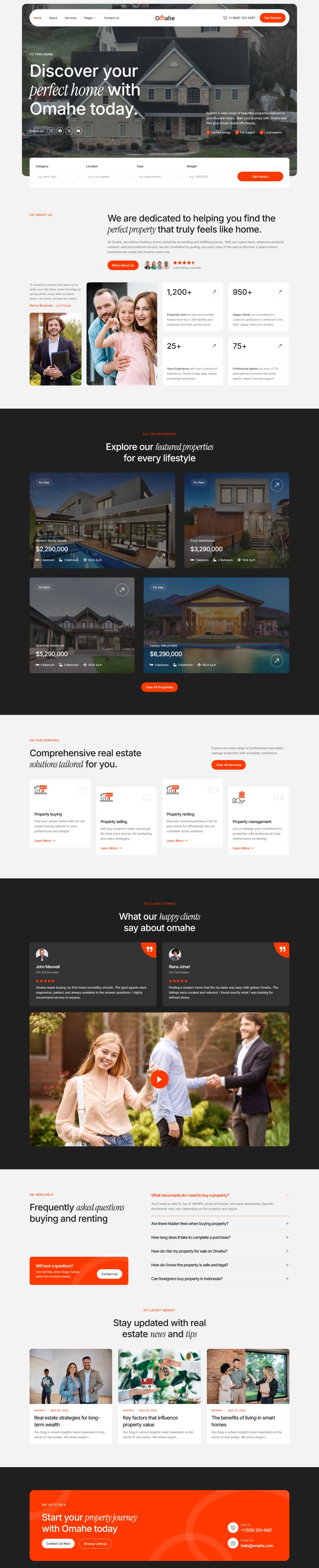 WordPress template ThemeForest Omahe