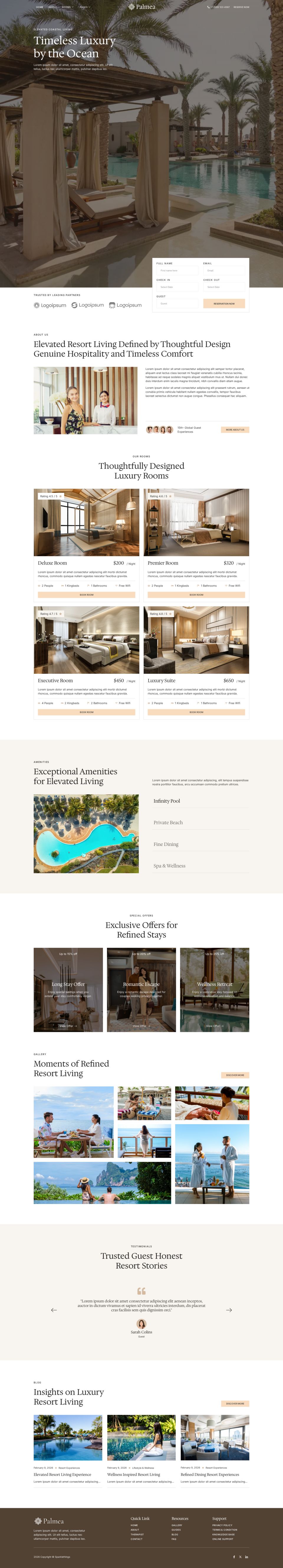 Template ThemeForest Palmea WordPress template ThemeForest Palmea