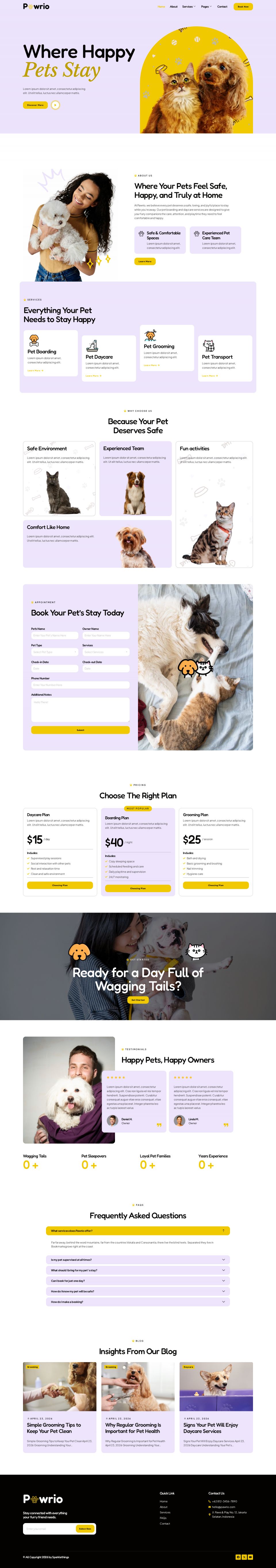 Template ThemeForest Pawrio WordPress template ThemeForest Pawrio