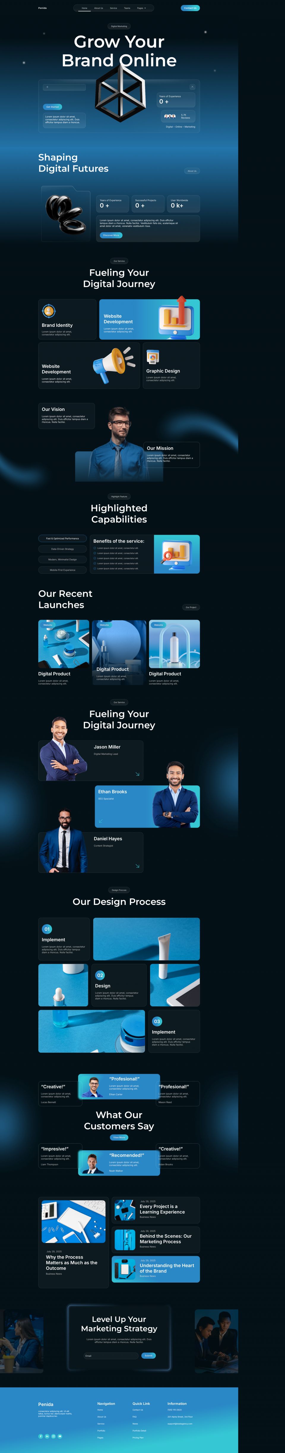 WordPress template ThemeForest Penida