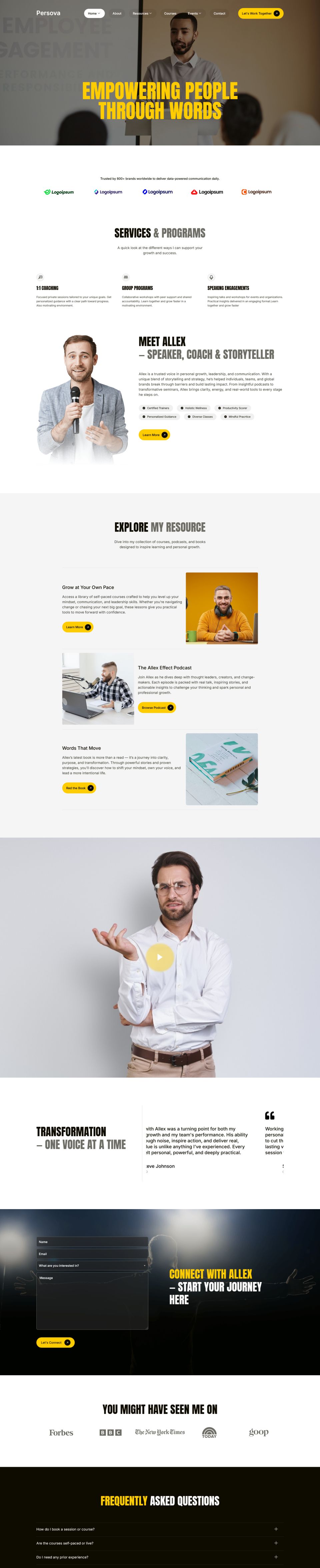 Template ThemeForest Persova WordPress template ThemeForest Persova