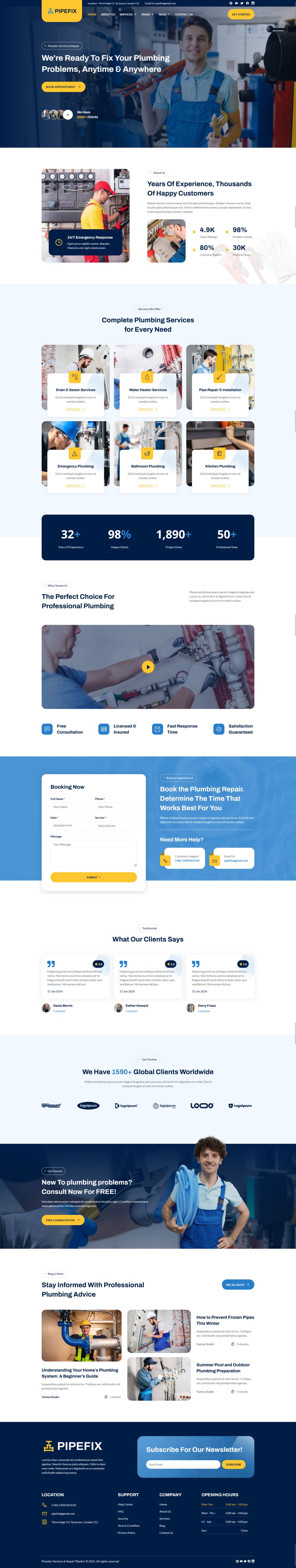 Template ThemeForest Pipefix WordPress template ThemeForest Pipefix