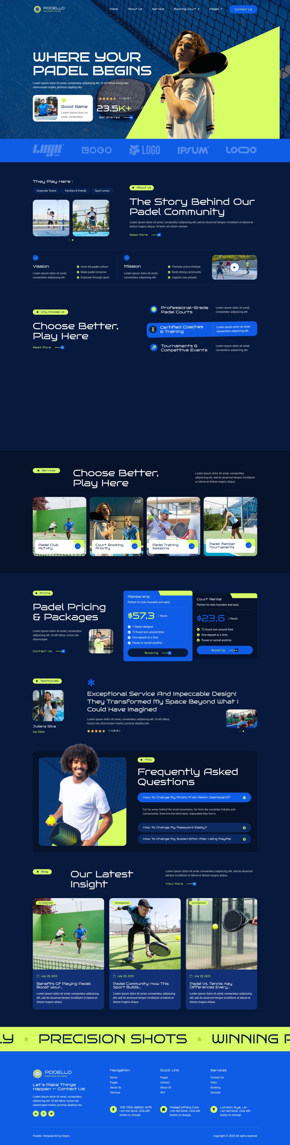 Template ThemeForest Podello WordPress template ThemeForest Podello