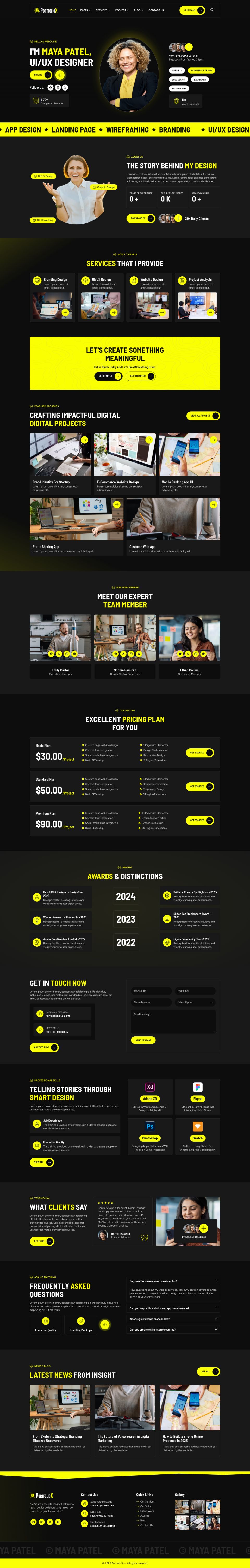 Template ThemeForest PortfolioX WordPress template ThemeForest PortfolioX