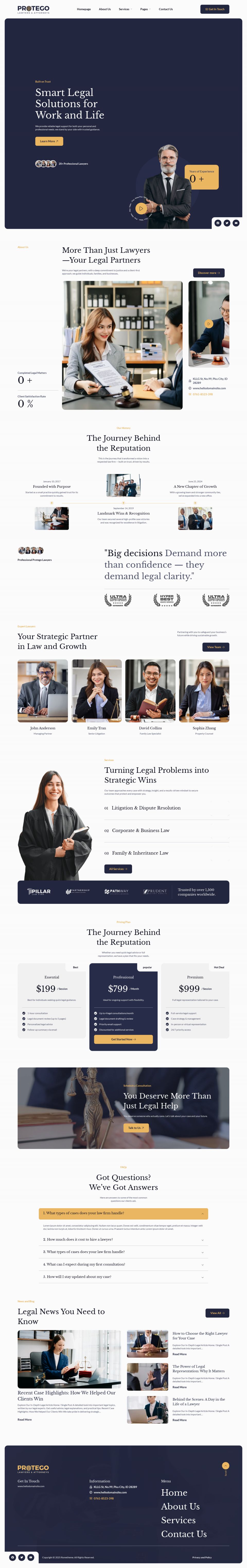 WordPress template ThemeForest Protego