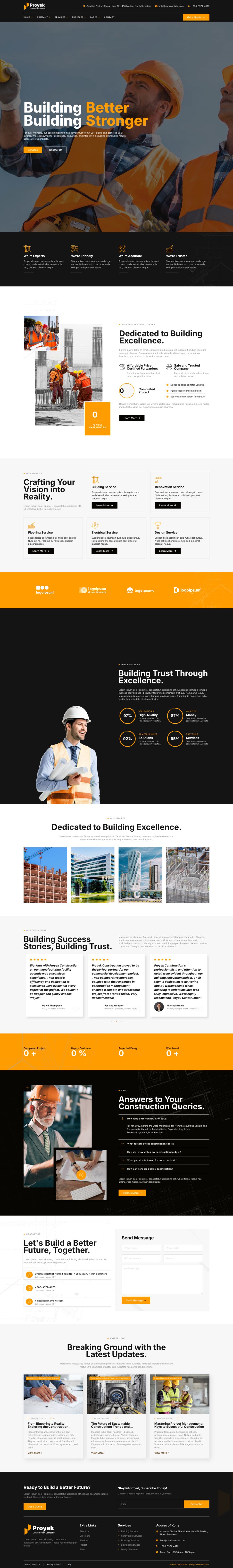 WordPress template ThemeForest Proyek