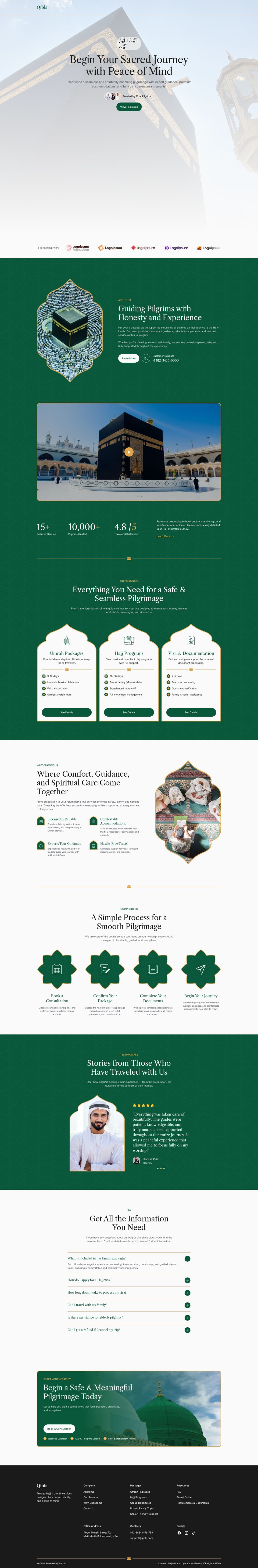 Template ThemeForest Qibla WordPress template ThemeForest Qibla