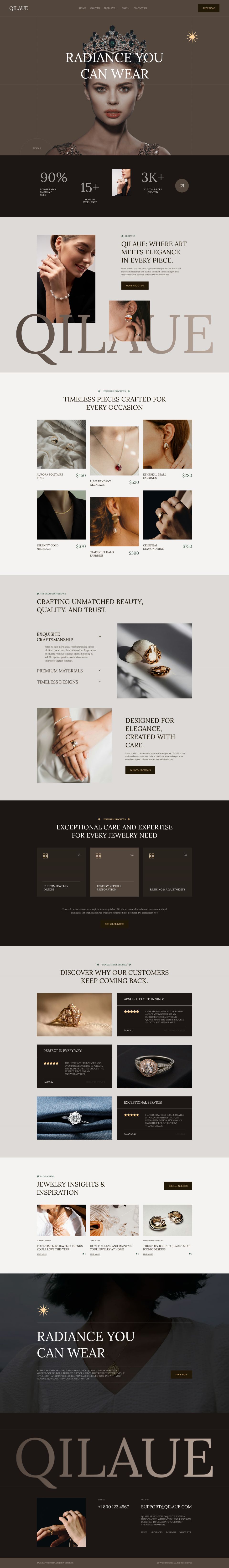 WordPress template ThemeForest Qilaue