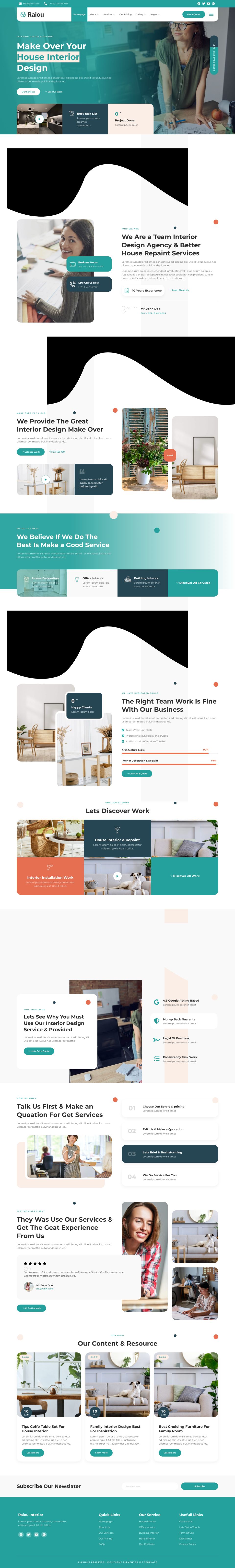 WordPress template ThemeForest Raiou