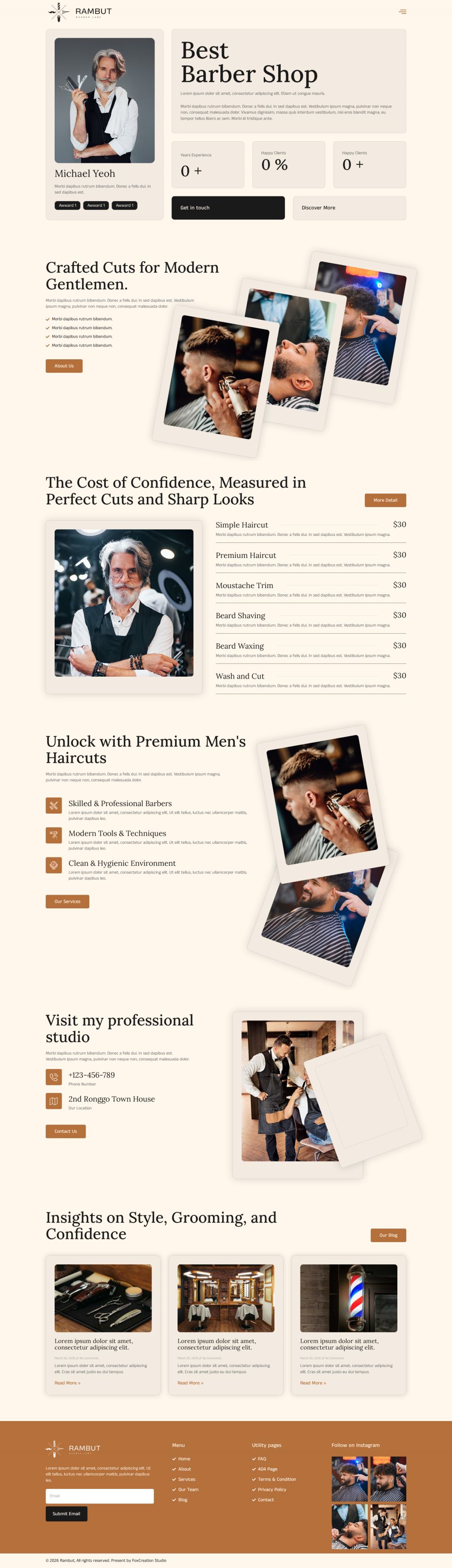 Template ThemeForest Rambut WordPress template ThemeForest Rambut