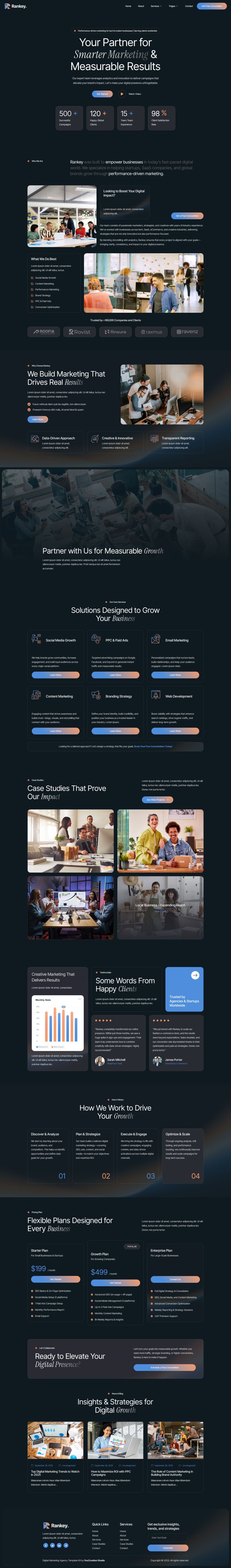 WordPress template ThemeForest Rankey