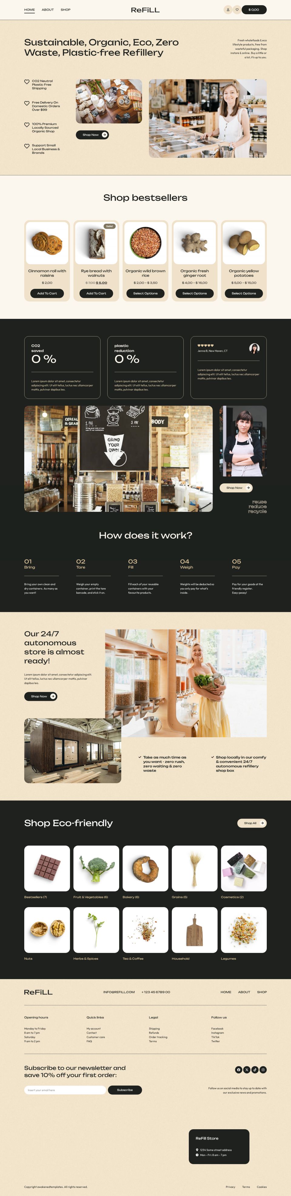 WordPress template ThemeForest ReFill