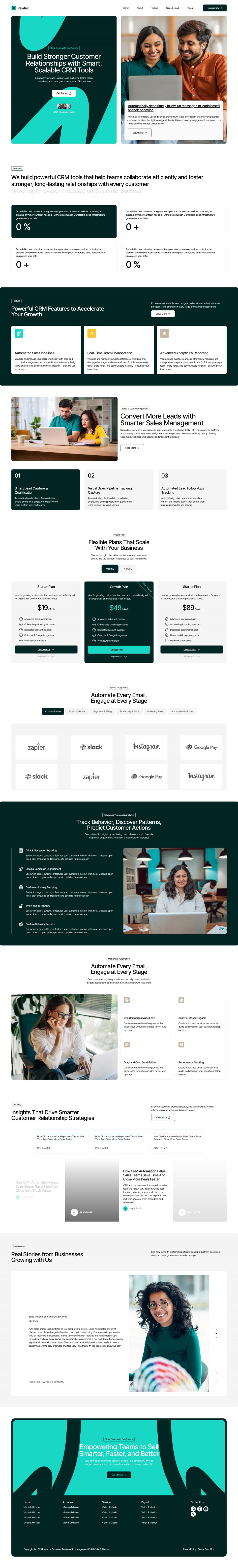 WordPress template ThemeForest Relatrix