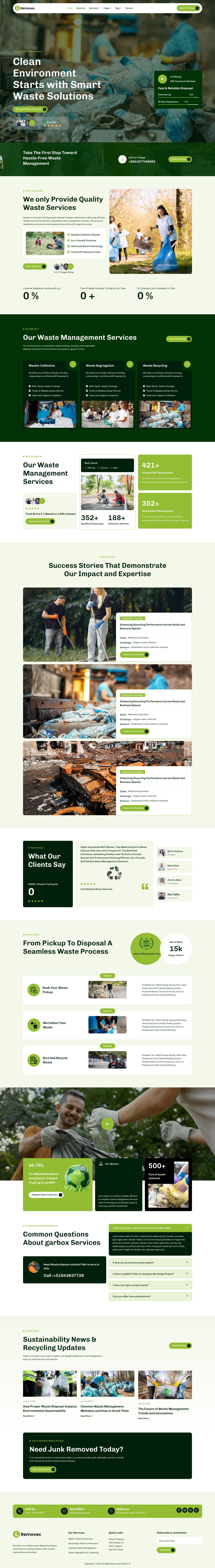 Template ThemeForest Removex WordPress template ThemeForest Removex