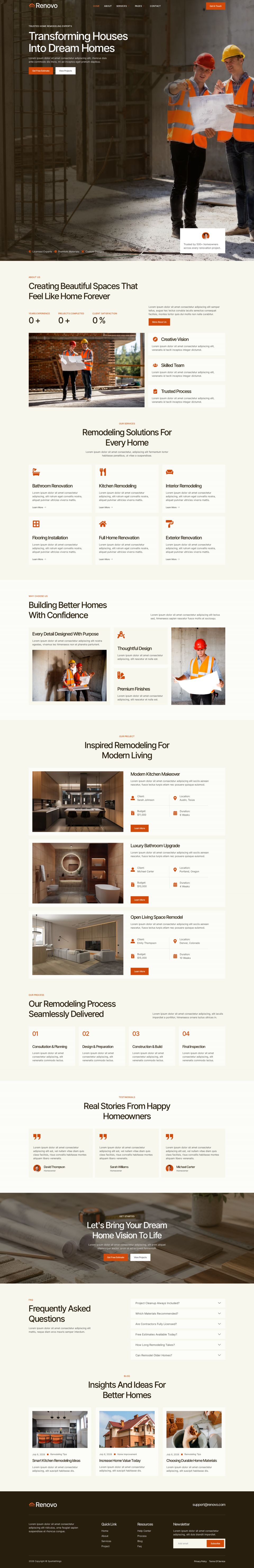WordPress template ThemeForest Renovo