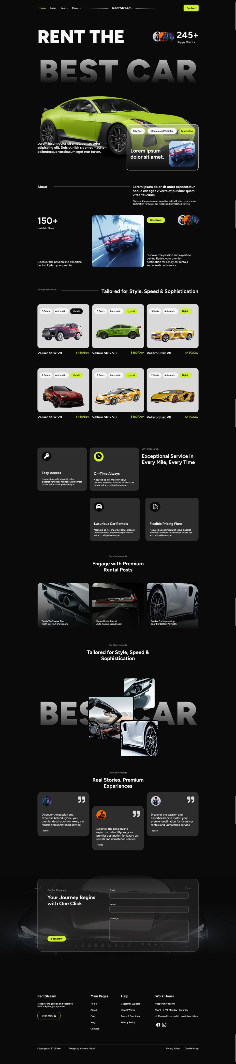 Template ThemeForest RentStream WordPress template ThemeForest RentStream