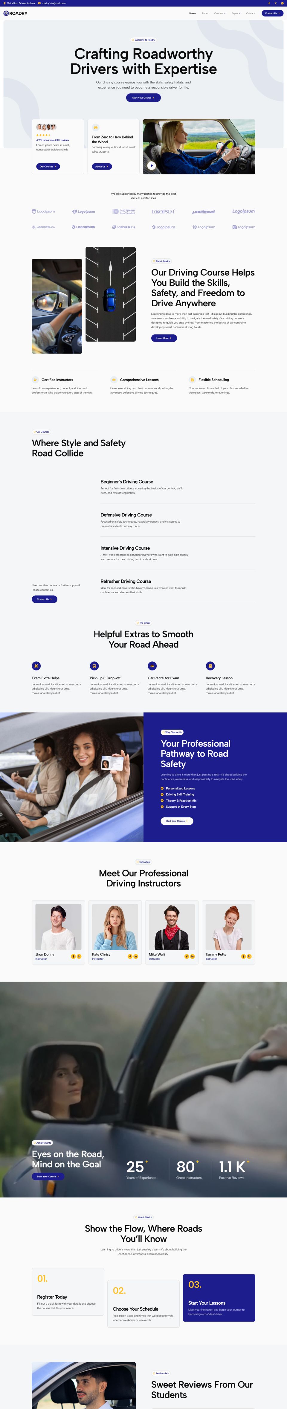 WordPress template ThemeForest Roadry