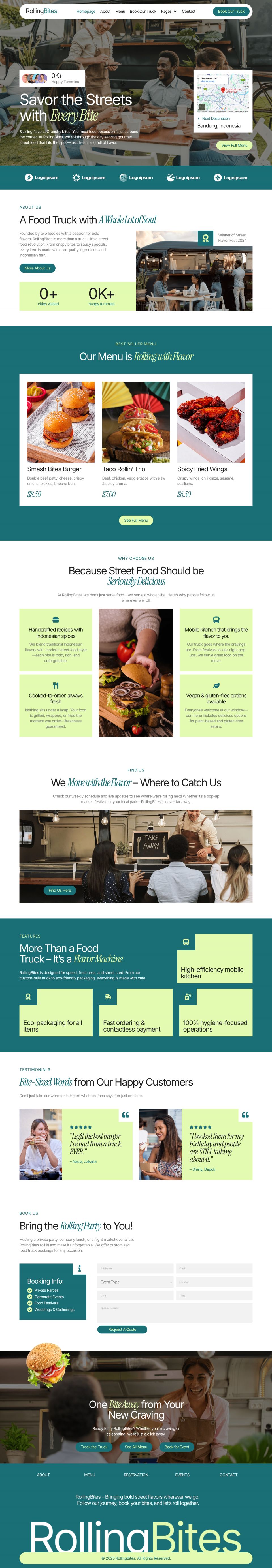 WordPress template ThemeForest RollingBites