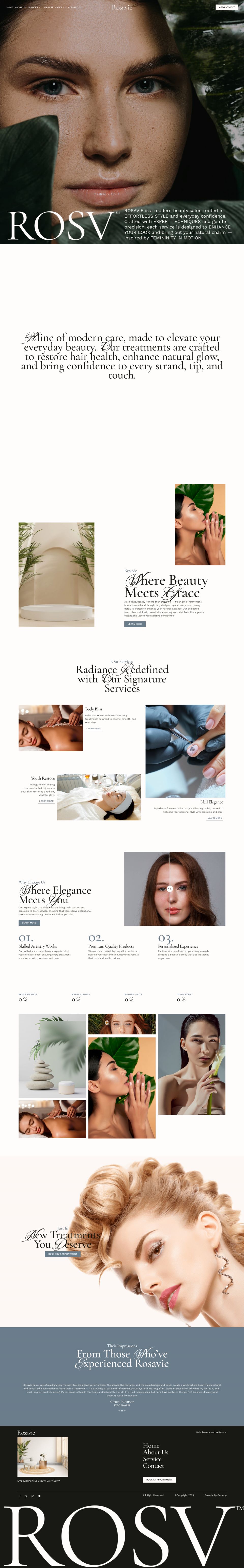 WordPress template ThemeForest Rosavie