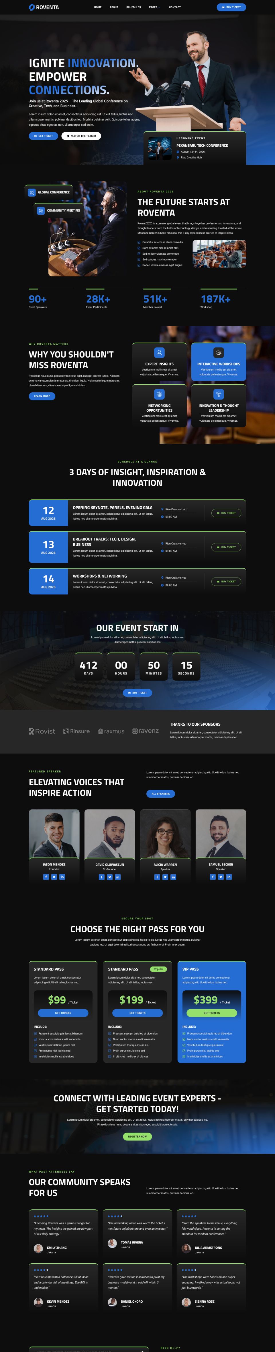 WordPress template ThemeForest Roventa