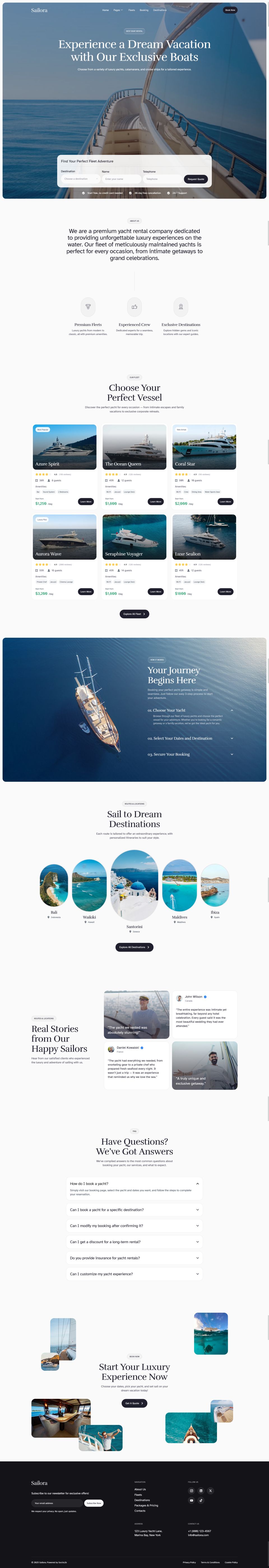 Template ThemeForest Sailora WordPress template ThemeForest Sailora
