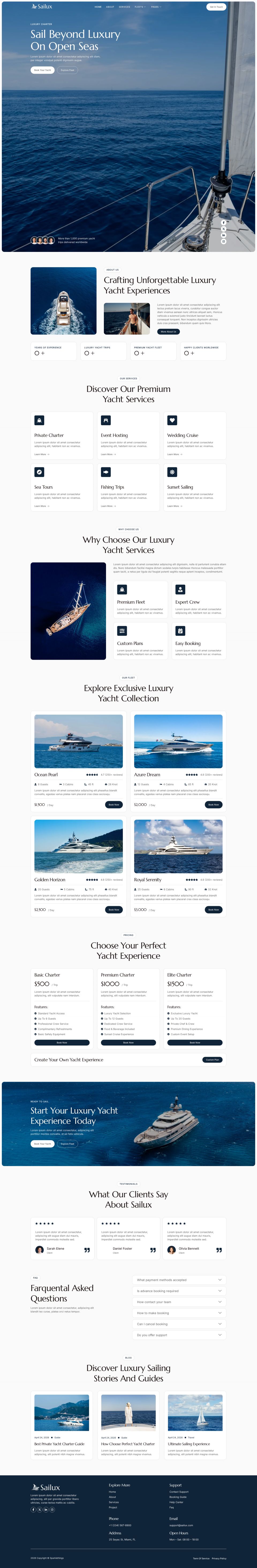 Template ThemeForest Sailux WordPress template ThemeForest Sailux