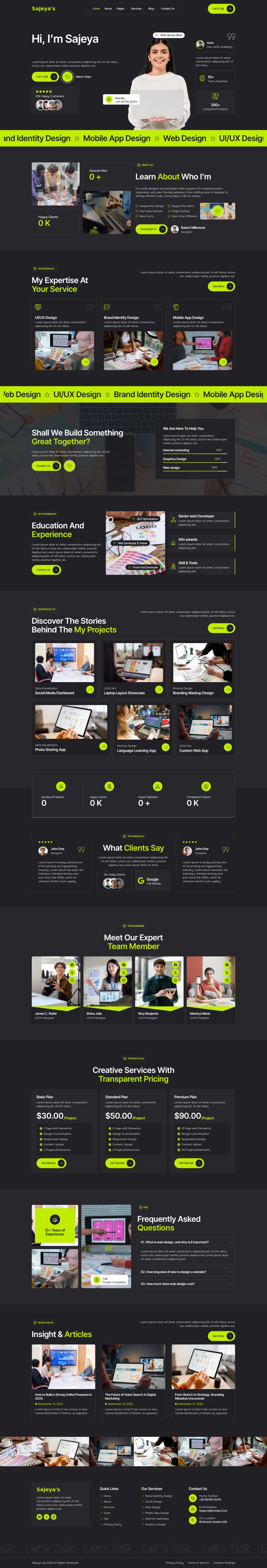 WordPress template ThemeForest Sajeya