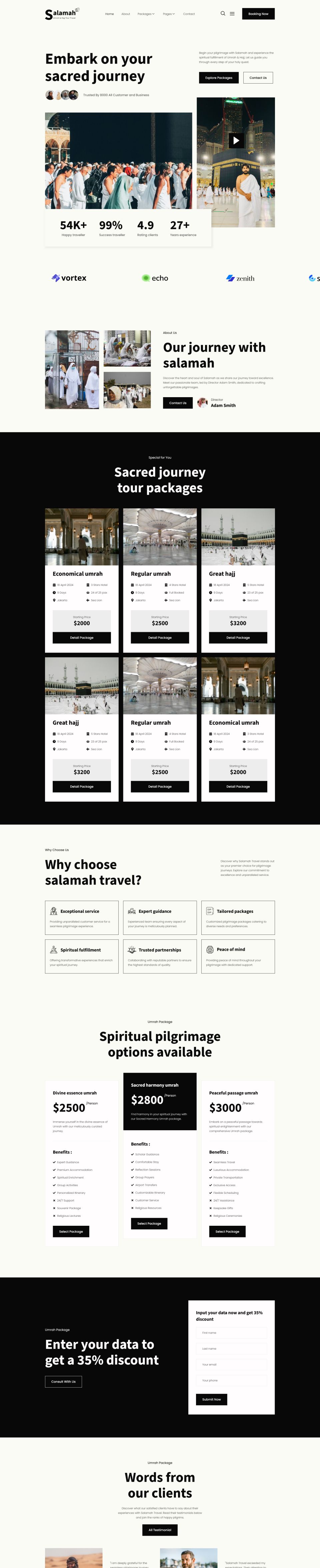 WordPress template ThemeForest Salamah