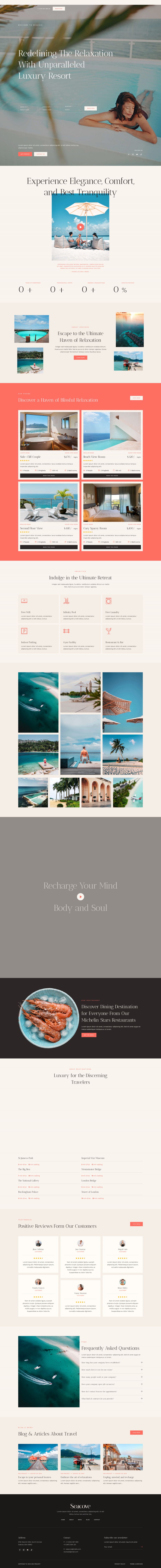 WordPress template ThemeForest Seacove