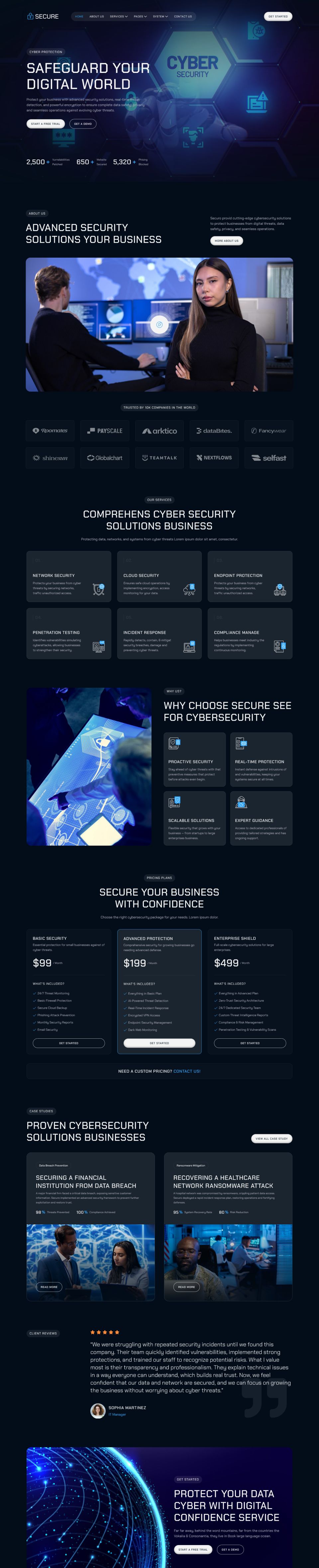 WordPress template ThemeForest Secure