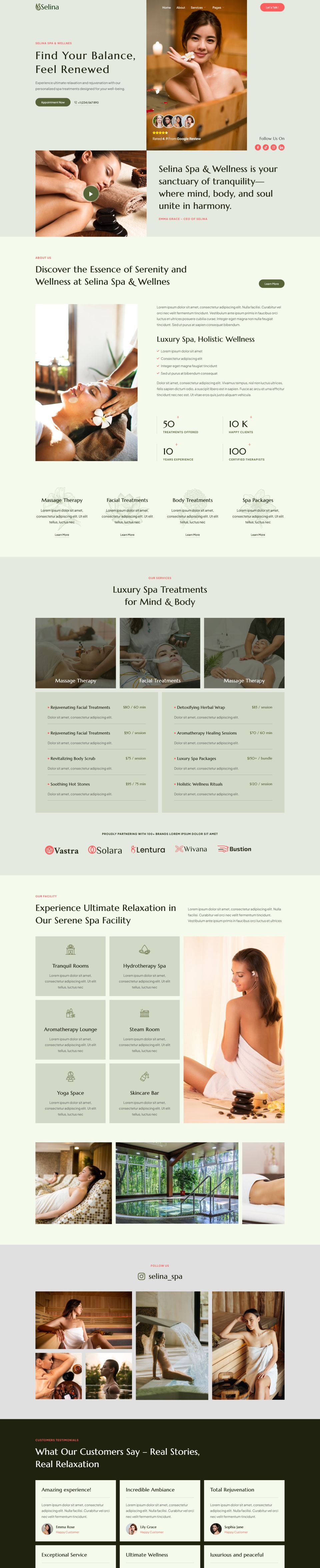 WordPress template ThemeForest Selina