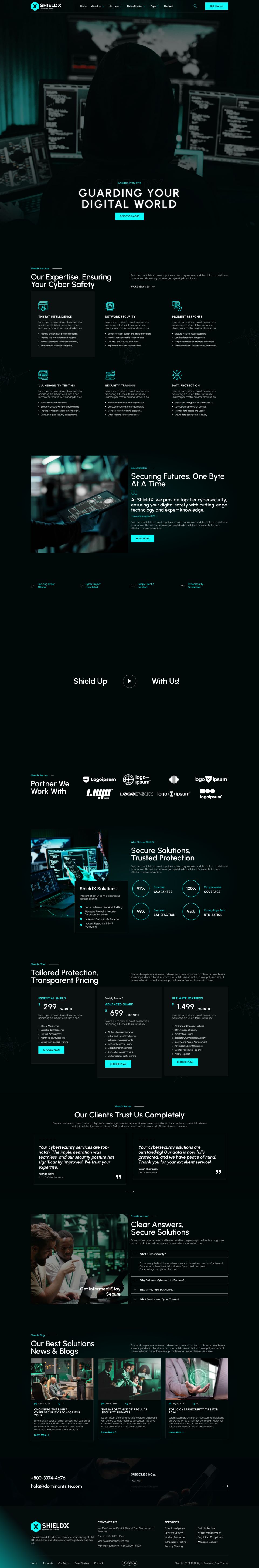 WordPress template ThemeForest ShieldX