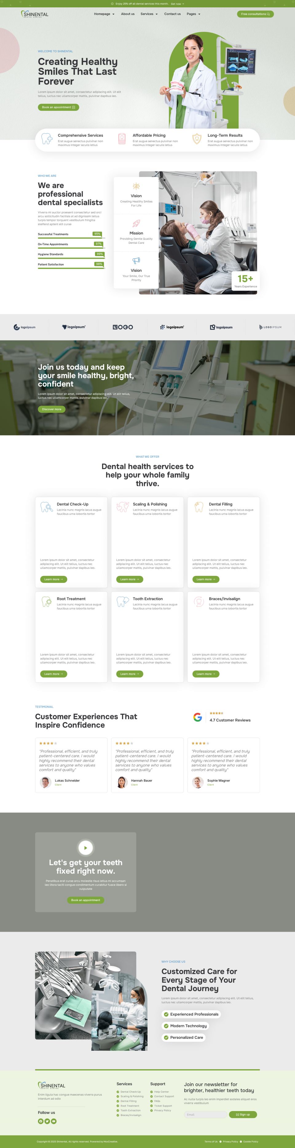 WordPress template ThemeForest Shinental