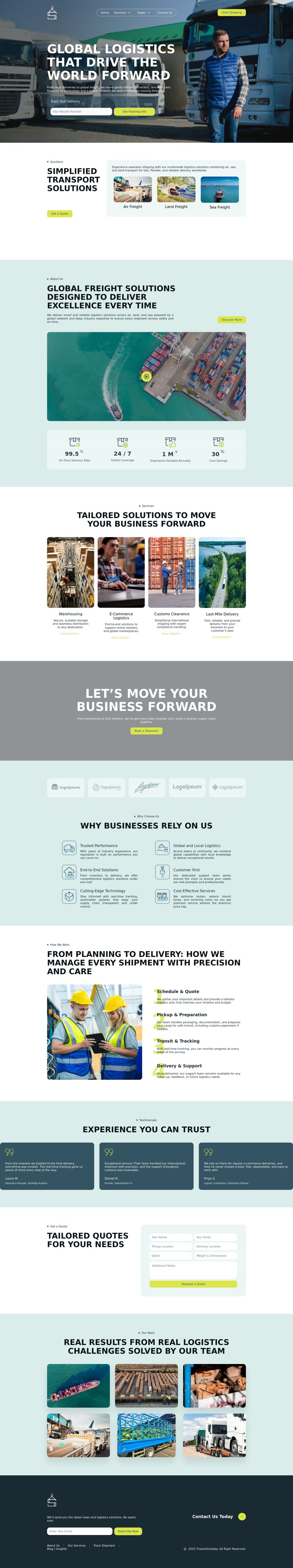 WordPress template ThemeForest Shipzen