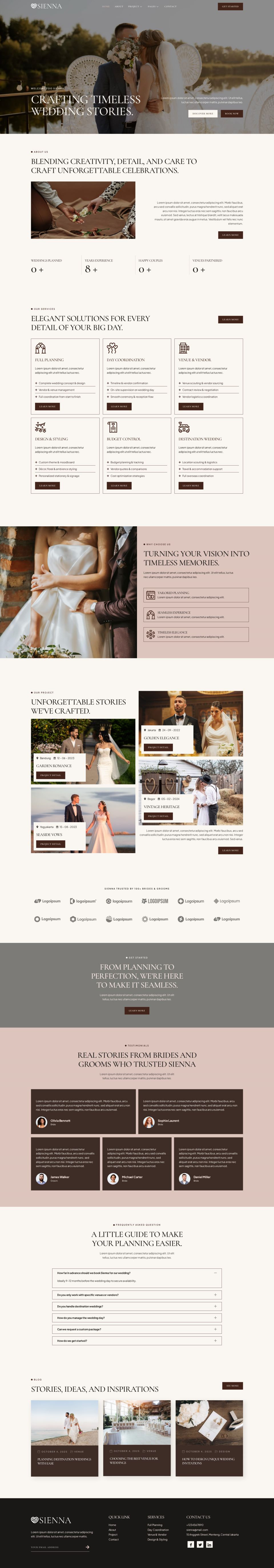 WordPress template ThemeForest Sienna