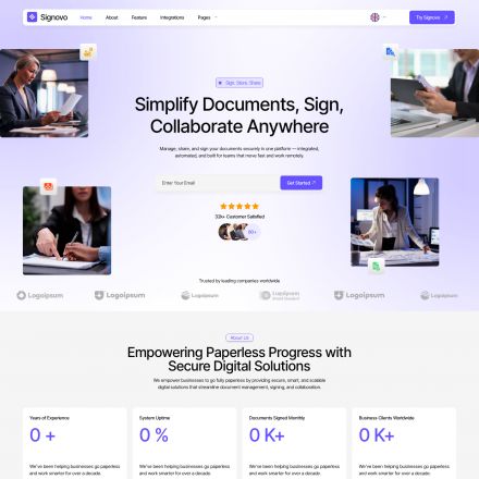 ThemeForest Signovo