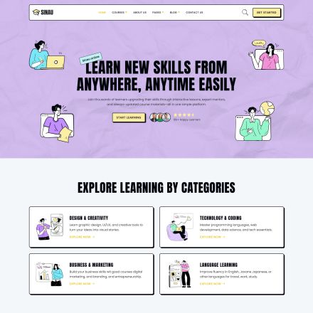 ThemeForest Sinau
