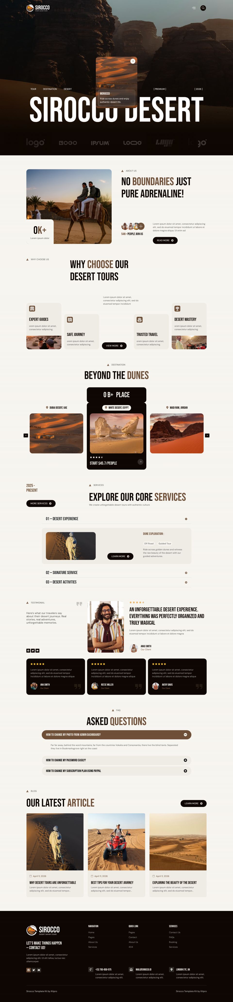 Template ThemeForest Sirocco WordPress template ThemeForest Sirocco