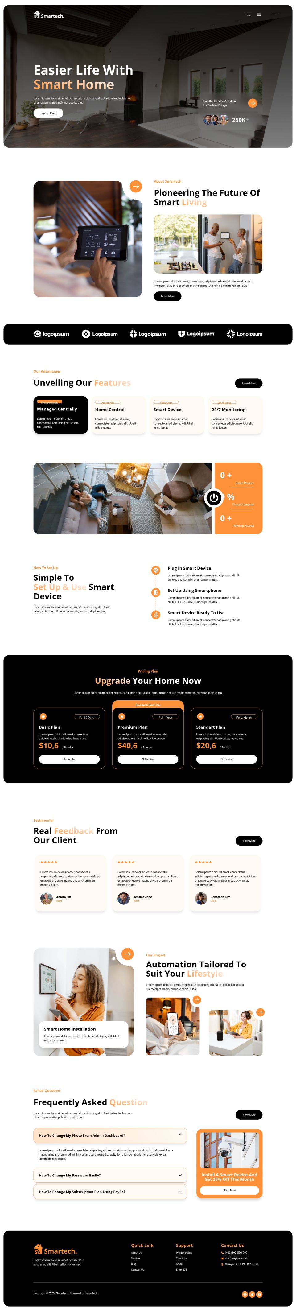 WordPress template ThemeForest Smartech