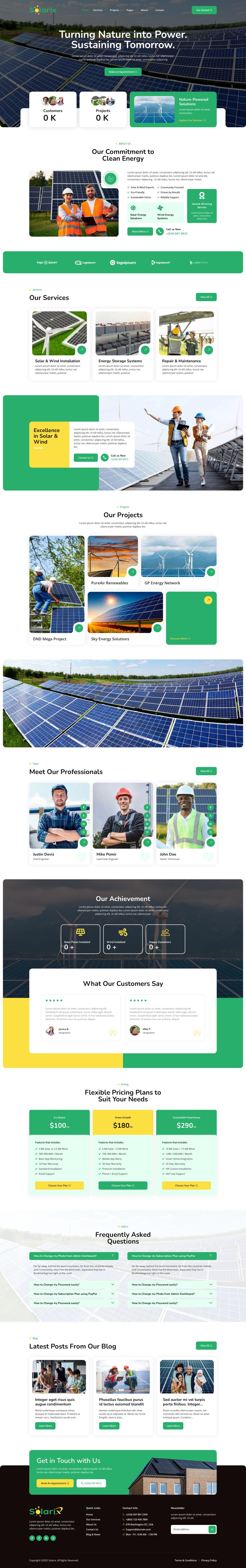 WordPress template ThemeForest Solarix