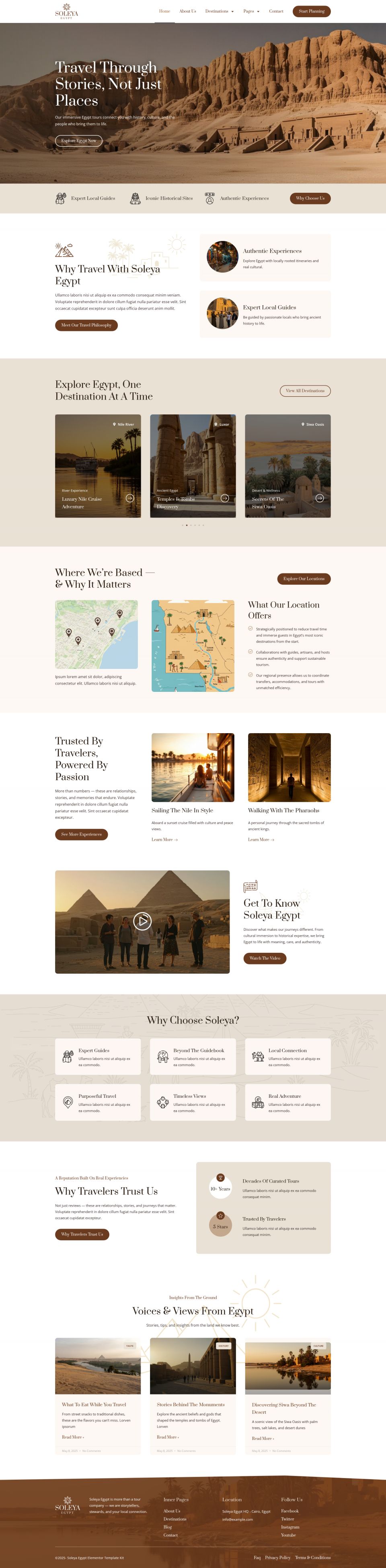 WordPress template ThemeForest Soleya