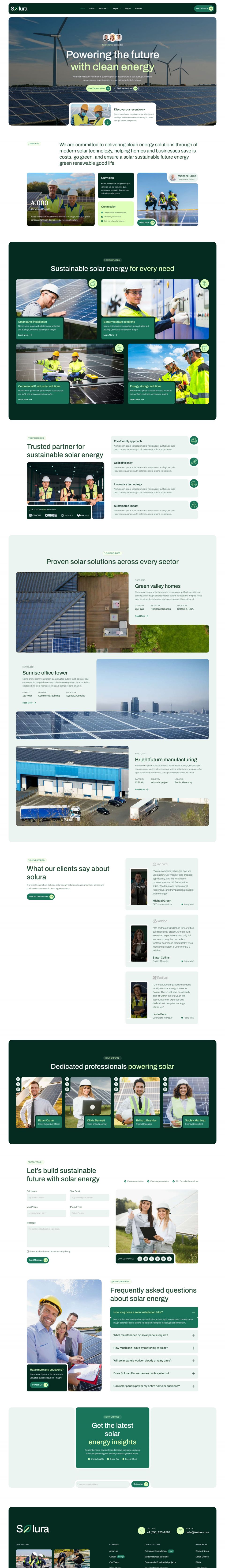 WordPress template ThemeForest Solura