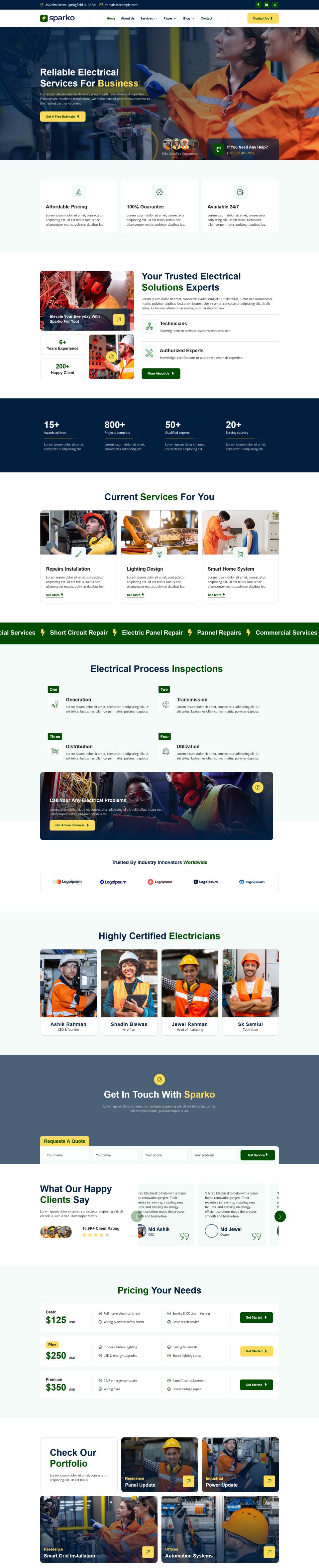 WordPress template ThemeForest Sparko
